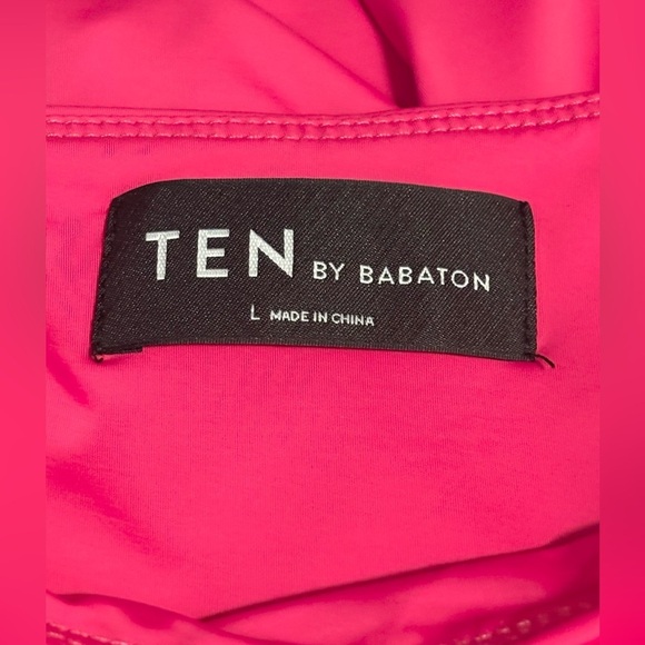 NWT Aritzia Ten By Babaton Illume Stretch Mini Dress Jazzy Red Large Brand New - Picture 7 of 9